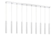 Linear Chandelier Z-Lite 917MP12-CH-LED-10LCH Chrome Forest 10 Light Linear Chandelier Z-Lite