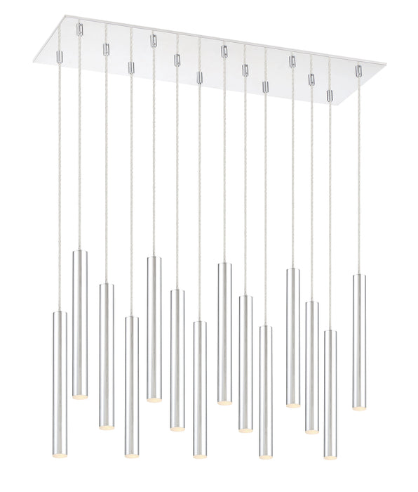 Chandelier Z-Lite 917MP12-CH-LED-14LCH Chrome Forest 14 Light Chandelier Z-Lite