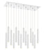 Chandelier Z-Lite 917MP12-CH-LED-14LCH Chrome Forest 14 Light Chandelier Z-Lite
