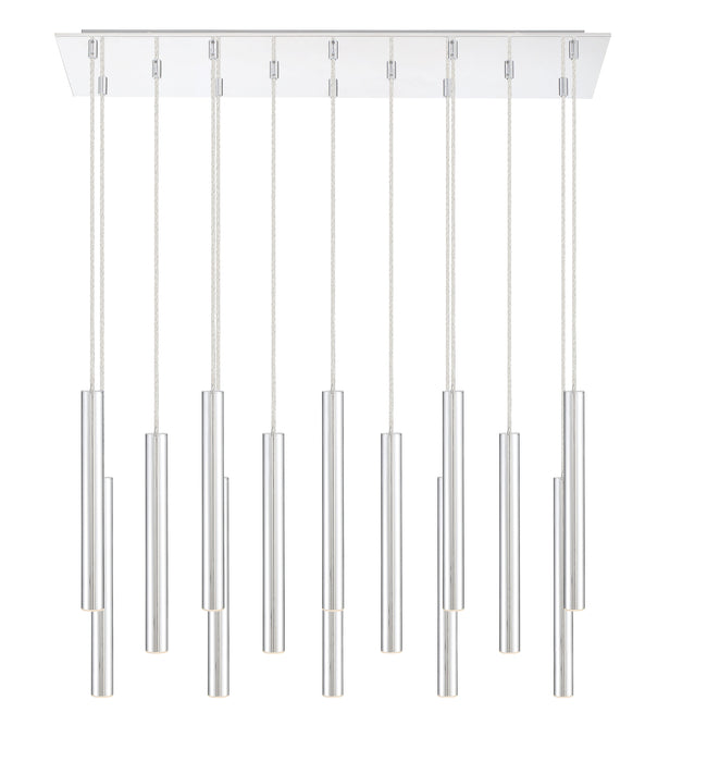 Chandelier Z-Lite 917MP12-CH-LED-14LCH Chrome Forest 14 Light Chandelier Z-Lite