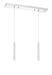Linear Chandelier Z-Lite 917MP12-CH-LED-2LCH Chrome Forest 2 Light Linear Chandelier Z-Lite