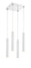 Chandelier Z-Lite 917MP12-CH-LED-4SCH Chrome Forest 4 Light Chandelier Z-Lite