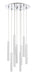 Chandelier Z-Lite 917MP12-CH-LED-9RCH Chrome Forest 9 Light Chandelier Z-Lite