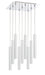 Chandelier Z-Lite 917MP12-CH-LED-9SCH Chrome Forest 9 Light Chandelier Z-Lite