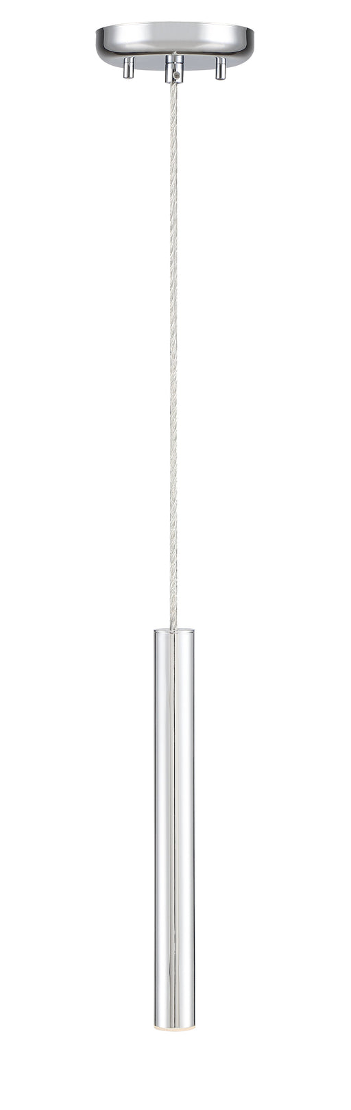Pendant Z-Lite 917MP12-CH-LED Chrome Forest 1 Light Pendant Z-Lite