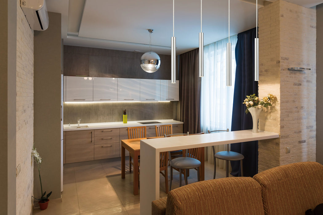 Pendant Z-Lite 917MP12-CH-LED Chrome Forest 1 Light Pendant Z-Lite