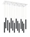 Chandelier Z-Lite 917MP12-MB-LED-14LCH Chrome Forest 14 Light Chandelier Z-Lite