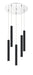 Chandelier Z-Lite 917MP12-MB-LED-5RCH Chrome Forest 5 Light Chandelier Z-Lite