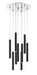 Chandelier Z-Lite 917MP12-MB-LED-9RCH Chrome Forest 9 Light Chandelier Z-Lite