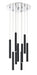 Chandelier Z-Lite 917MP12-MB-LED-9RCH Chrome Forest 9 Light Chandelier Z-Lite