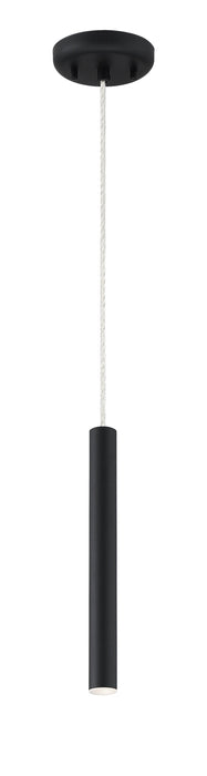 Pendant Z-Lite 917MP12-MB-LED Matte Black Forest 1 Light Pendant Z-Lite