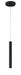 Pendant Z-Lite 917MP12-MB-LED Matte Black Forest 1 Light Pendant Z-Lite