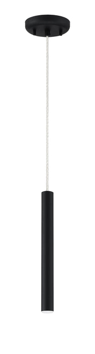 Pendant Z-Lite 917MP12-MB-LED Matte Black Forest 1 Light Pendant Z-Lite