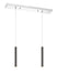 Linear Chandelier Z-Lite 917MP12-PBL-LED-2LCH Chrome Forest 2 Light Linear Chandelier Z-Lite