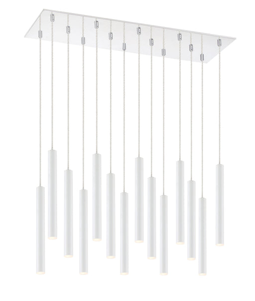 Chandelier Z-Lite 917MP12-WH-LED-14LCH Chrome Forest 14 Light Chandelier Z-Lite
