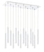 Chandelier Z-Lite 917MP12-WH-LED-14LCH Chrome Forest 14 Light Chandelier Z-Lite
