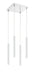 Chandelier Z-Lite 917MP12-WH-LED-4SCH Chrome Forest 4 Light Chandelier Z-Lite