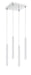 Chandelier Z-Lite 917MP12-WH-LED-4SCH Chrome Forest 4 Light Chandelier Z-Lite