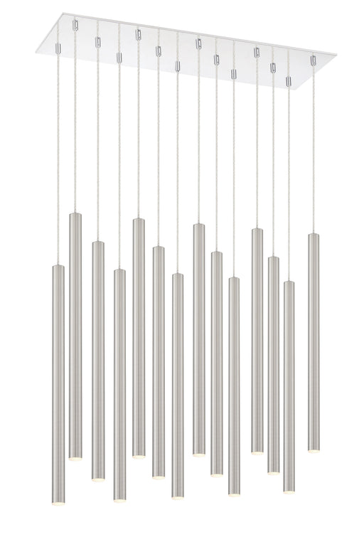 Chandelier Z-Lite 917MP24-BN-LED-14LCH Chrome Forest 14 Light Chandelier Z-Lite