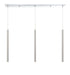 Linear Chandelier Z-Lite 917MP24-BN-LED-3LCH Chrome Forest 3 Light Linear Chandelier Z-Lite