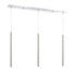 Linear Chandelier Z-Lite 917MP24-BN-LED-3LCH Chrome Forest 3 Light Linear Chandelier Z-Lite