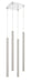Chandelier Z-Lite 917MP24-BN-LED-4SCH Chrome Forest 4 Light Chandelier Z-Lite