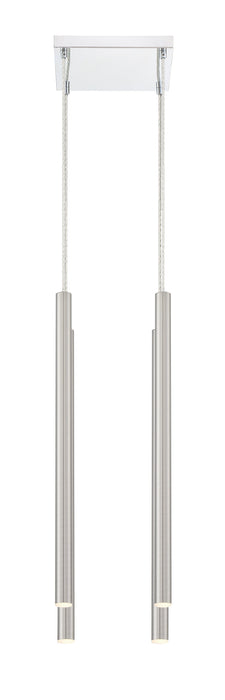 Chandelier Z-Lite 917MP24-BN-LED-4SCH Chrome Forest 4 Light Chandelier Z-Lite