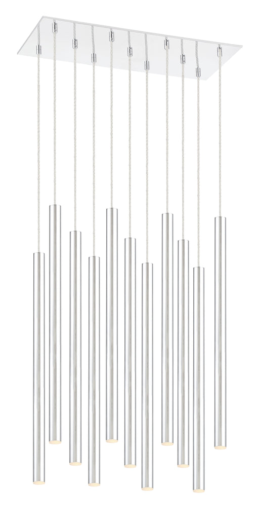 Chandelier Z-Lite 917MP24-CH-LED-11LCH Chrome Forest 11 Light Chandelier Z-Lite