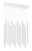 Chandelier Z-Lite 917MP24-CH-LED-14LCH Chrome Forest 14 Light Chandelier Z-Lite