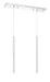 Linear Chandelier Z-Lite 917MP24-CH-LED-2LCH Chrome Forest 2 Light Linear Chandelier Z-Lite