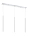 Linear Chandelier Z-Lite 917MP24-CH-LED-3LCH Chrome Forest 3 Light Linear Chandelier Z-Lite