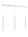 Linear Chandelier Z-Lite 917MP24-CH-LED-3LCH Chrome Forest 3 Light Linear Chandelier Z-Lite