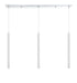 Linear Chandelier Z-Lite 917MP24-CH-LED-3LCH Chrome Forest 3 Light Linear Chandelier Z-Lite