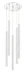 Chandelier Z-Lite 917MP24-CH-LED-5RCH Chrome Forest 5 Light Chandelier Z-Lite