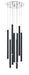 Chandelier Z-Lite 917MP24-MB-LED-9RCH Chrome Forest 9 Light Chandelier Z-Lite