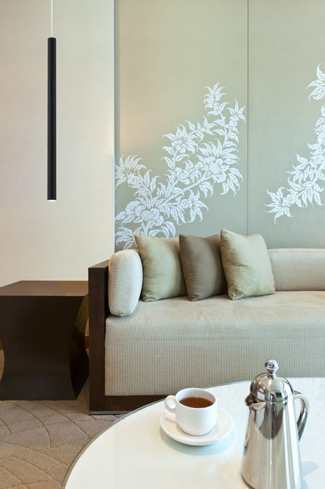 Pendant Z-Lite 917MP24-MB-LED Matte Black Forest 1 Light Pendant Z-Lite