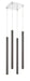 Chandelier Z-Lite 917MP24-PBL-LED-4SCH Chrome Forest 4 Light Chandelier Z-Lite