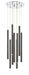 Chandelier Z-Lite 917MP24-PBL-LED-9RCH Chrome Forest 9 Light Chandelier Z-Lite