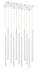 Chandelier Z-Lite 917MP24-WH-LED-11LCH Chrome Forest 11 Light Chandelier Z-Lite