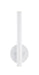 Wall Sconce Z-Lite 917S-WH-LED Matte White Forest 2 Light Wall Sconce Z-Lite