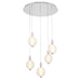 Eurofase 47208-025 Palmas 24" Polished Nickel LED Chandelier