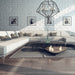 Chandelier Z-Lite 918-30MB-CH Matte Black + Chrome Geo 6 Light Chandelier Z-Lite
