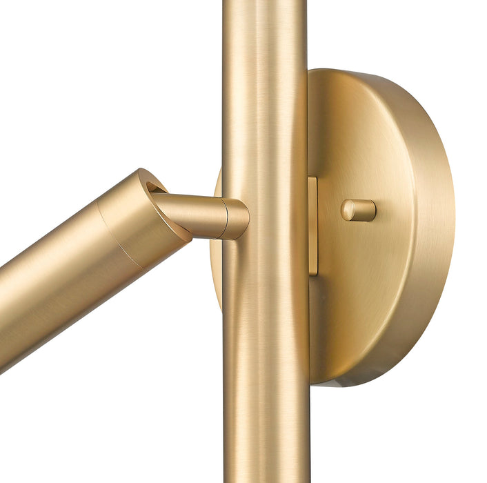 Wall Sconce Z-Lite 919-3S-MGLD-LED Modern Gold Forest 3 LightWall Sconce Z-Lite