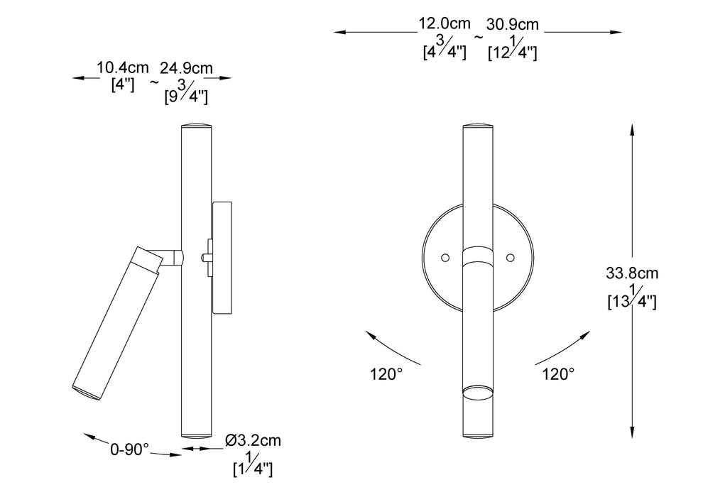 Wall Sconce Z-Lite 919-3S-MGLD-LED Modern Gold Forest 3 LightWall Sconce Z-Lite
