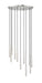 Chandelier Z-Lite 919MP12-11R-BN-LED Brushed Nickel Forest 11 Light Chandelier Z-Lite