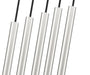 Linear Chandelier Z-Lite 919MP12-5L-BN-LED Brushed Nickel Forest 5 Light Linear Chandelier Z-Lite