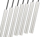 Linear Chandelier Z-Lite 919MP12-7L-BN-LED Brushed Nickel Forest 7 Light Linear Chandelier Z-Lite