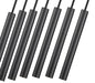 Linear Chandelier Z-Lite 919MP12-7L-MB-LED Matte Black Forest 7 Light Linear Chandelier Z-Lite