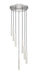 Chandelier Z-Lite 919MP12-7R-BN-LED Brushed Nickel Forest 7 Light Chandelier Z-Lite