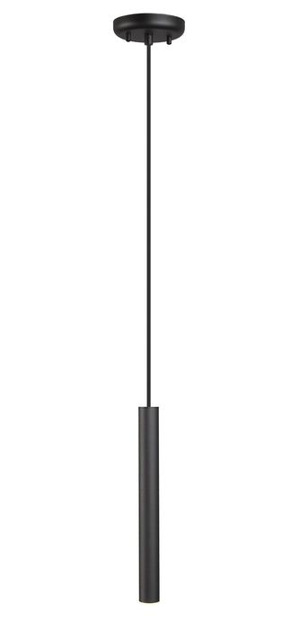 Pendant Z-Lite 919MP12-MB-LED Matte Black Forest 1 LightPendant Z-Lite